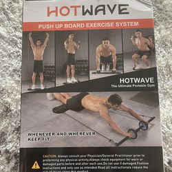 Hot Wave Push Up Board Exercise System