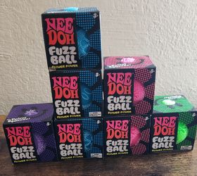NeeDoh Flower Power Fuzz Ball Velvet Squish $20 ea. NEW