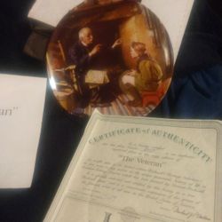 The Veteran Rockwell's Heritage Collection Plate