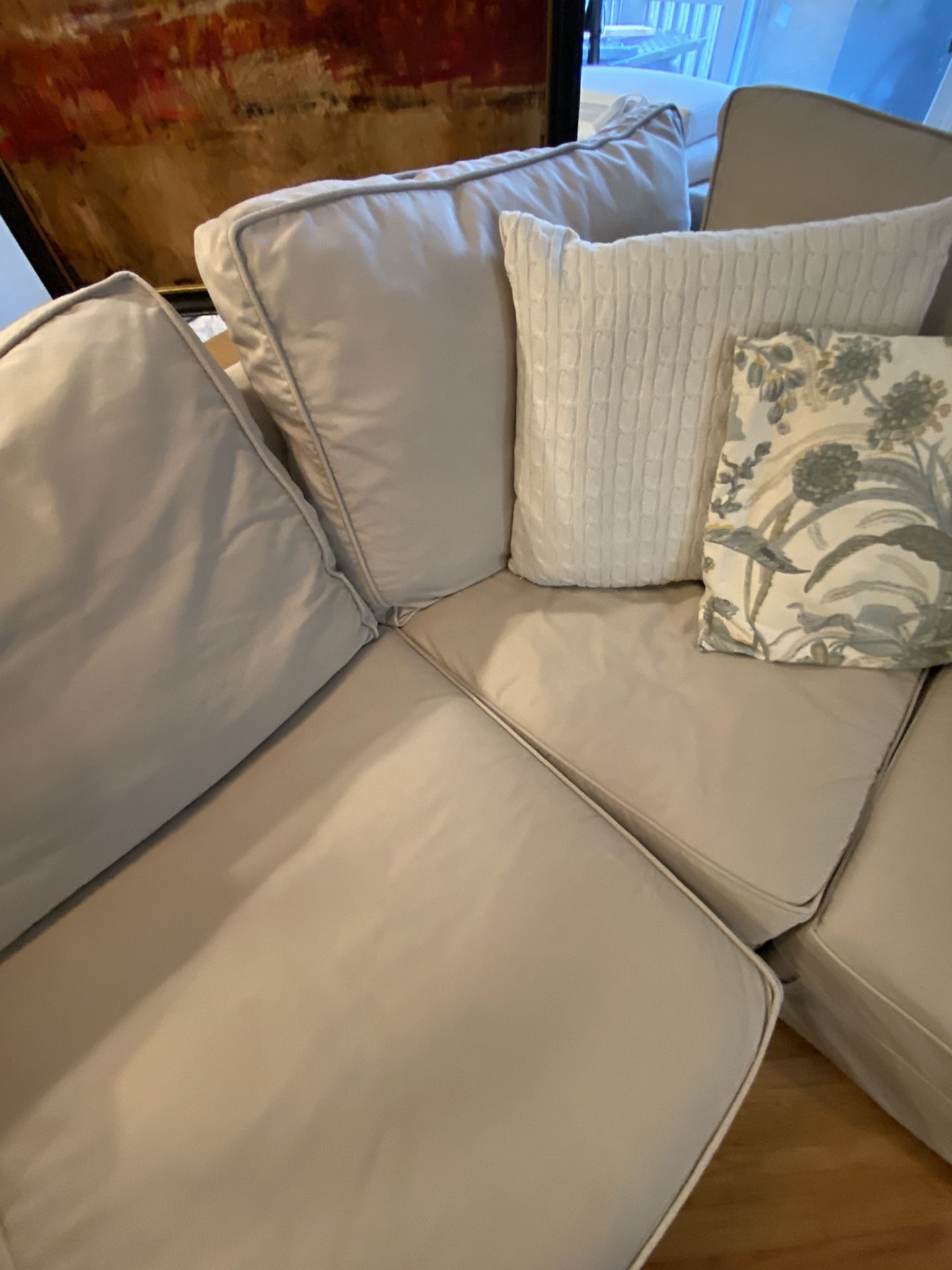 Pottery Barn 3 Piece Sectional.