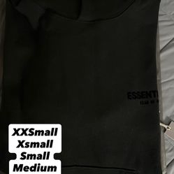 All sizes Essential Hoodies All Colors