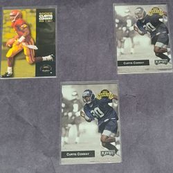 Curtis Conway Football Trading Card Bundle