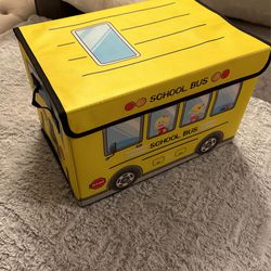 School bus Storage Box - Kids Toy