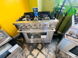 Thor 36” gas range no credit needed