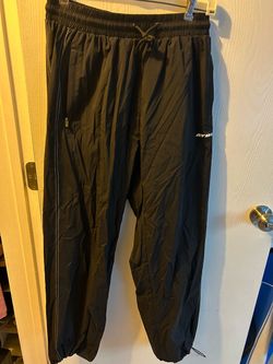 Mens Black ABYL Track Joggers Pants New