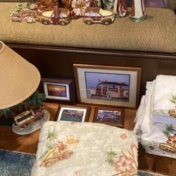 Studebaker themed Bedtoom/bathroom decorations - Can buy separately