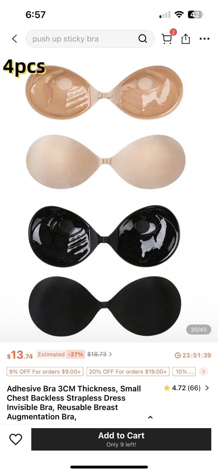 SHEIN Strapless Bras