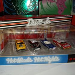 Mattel Hot Wheels Target Hot Nights Drive In Set