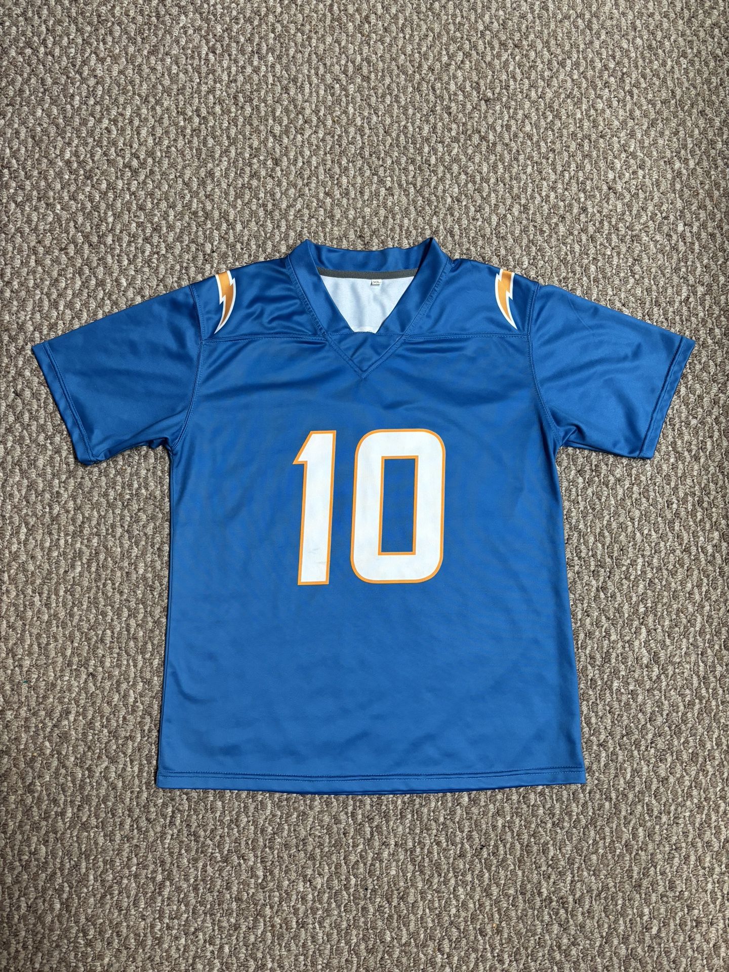 Los Angeles Chargers Justin Herbert #10 Baby Blue NFL Kids Football Jersey