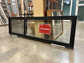 NEW! MILGARD 23×83 Black and White Vinyl Horizontal Sliding Window