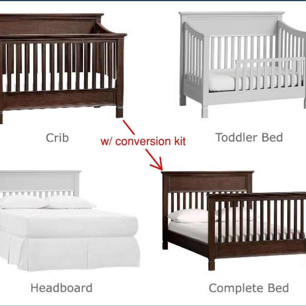 Pottery barn larkin crib conversion kit online