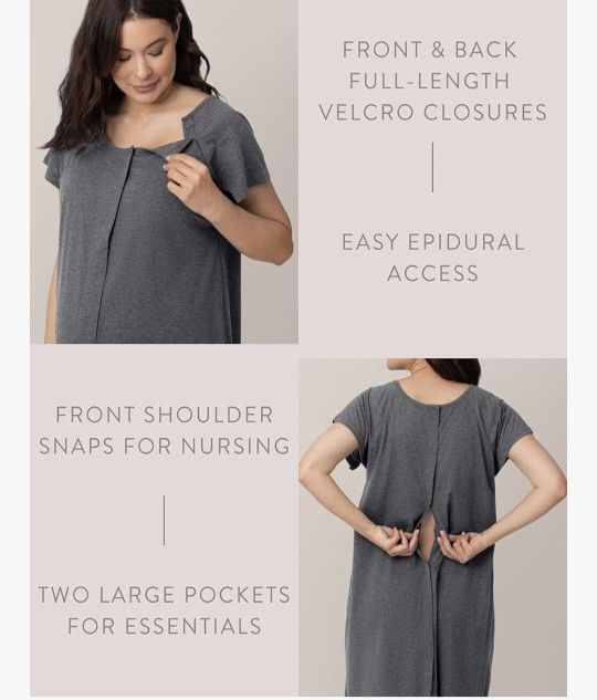 Kindred Bravely Labor and Delivery Gown