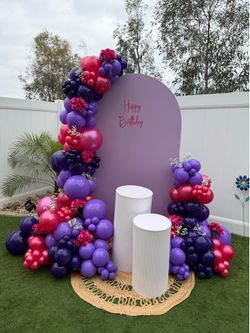 Birthday backdrop
