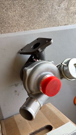 Turbocharger with Wastegate and Exhaust Flange
