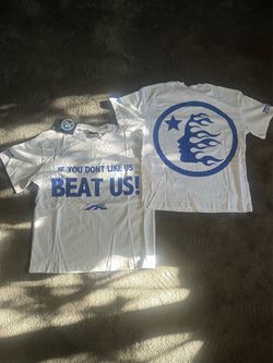 White & Blue Hellstar Shirt