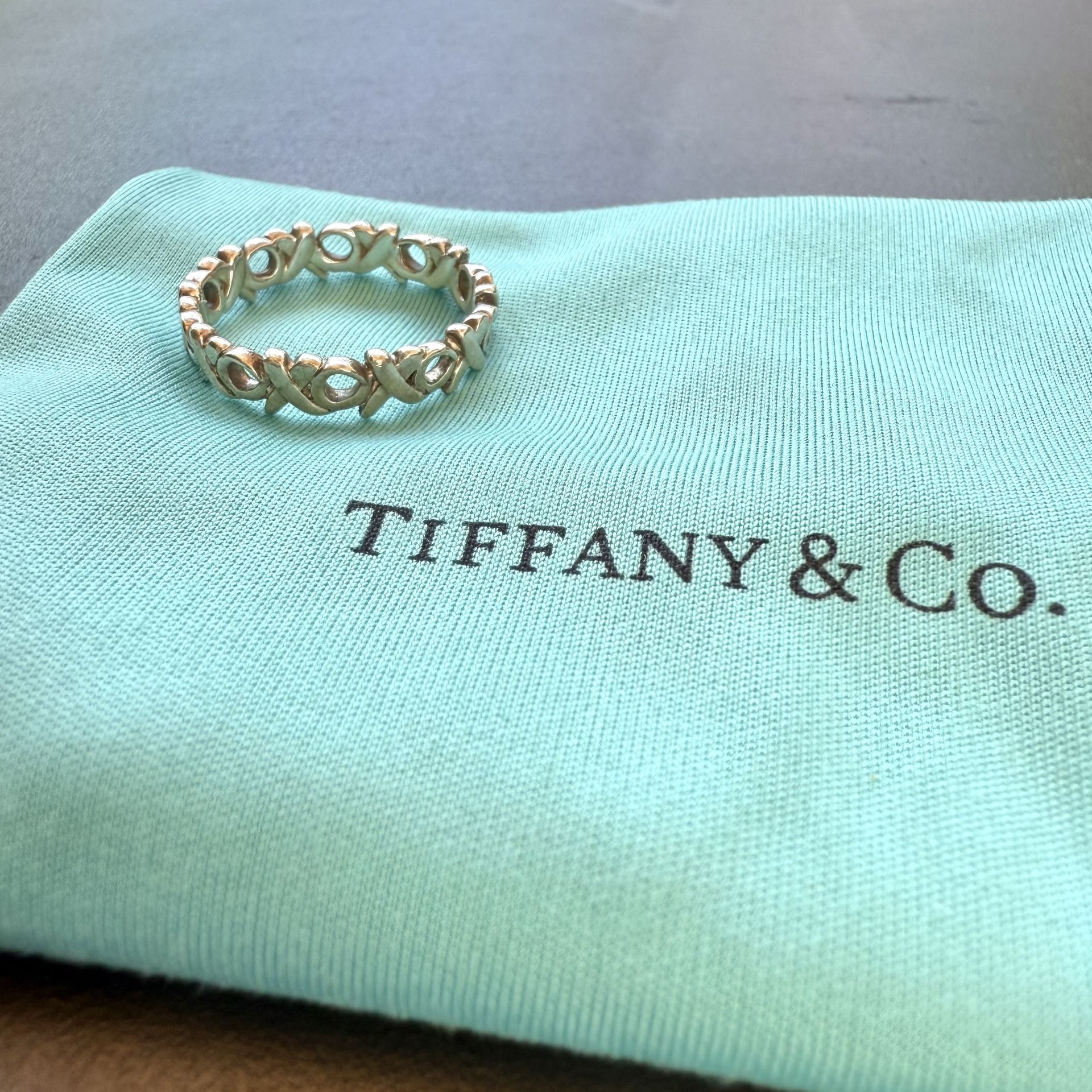 Tiffany & Co. Silver Paloma Picasso XO Ring