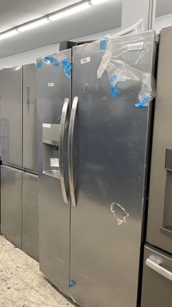 Frigidaire Side By Side Fridge Stainless Steel!