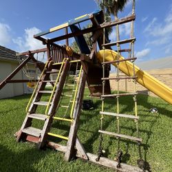 Rainbow Children’s Swingset 