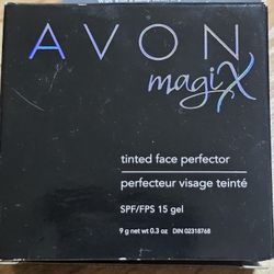 Avon MagiX Tinted Face Perfector Medium M205 SPF 15 Gel to Powder Matte for 10 Hours Makeup Beauty Retired