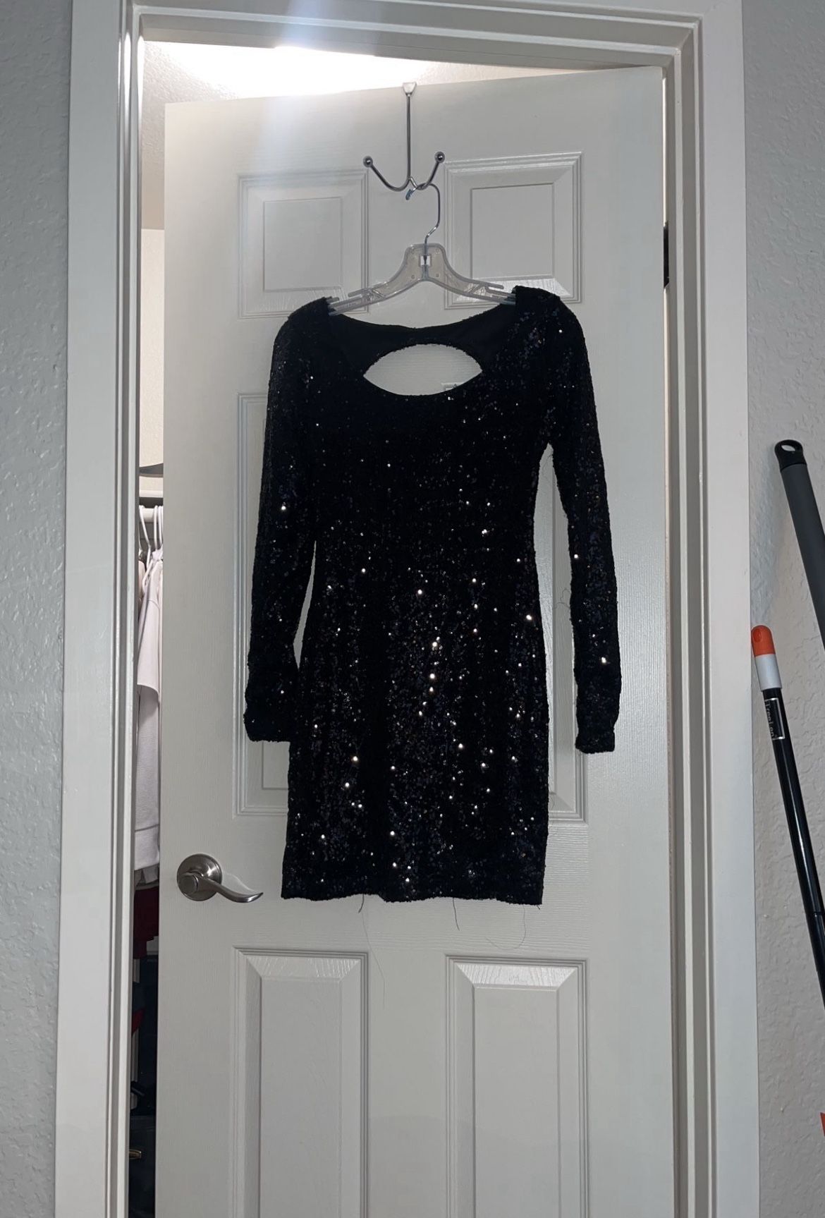 Black Sequined Small Dress
