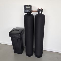 Custom Brand New Dual Tank Salt Softener with Filtration + RO Alkaline Kitchen Filter