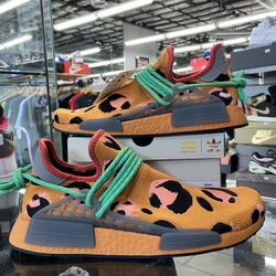 adidas gazelle silver green womens Men's Adidas HU Pharrell NMD Animal Print Trainers – THE SNEAKER OUTLET