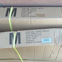 Black Fence Mesh