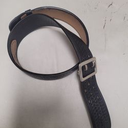 Police Leather Duty Belt [Size 36]