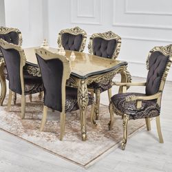 New In The Box 📦 Dining Table With 6 Chairs - Delivery And Financing Available 