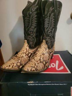 Tony Lama Loredo Snakeskin Boots