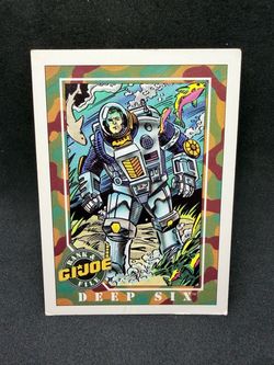 G.I. Joe Rank & File Deep Six Trading Card