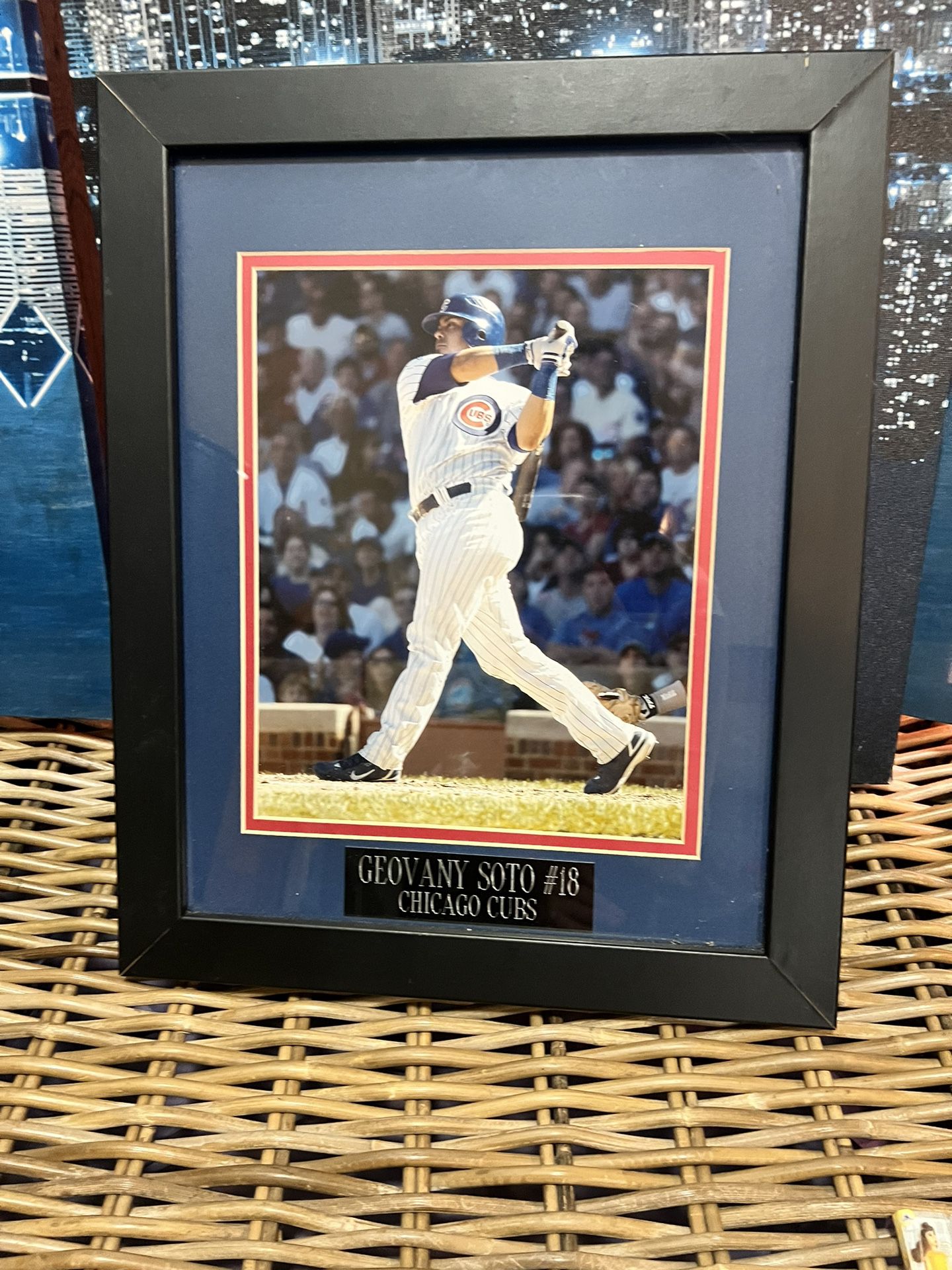 Signed Baseball In Case And Cubs Soto In Wood Frame for Sale in Chicago, IL  - OfferUp