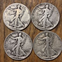 Walking Liberty Half Dollars 
