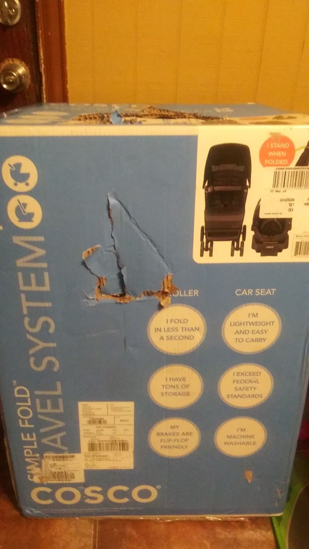 Baby stroller . and a car seat