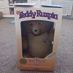 Teddy Ruxpin With Cassette And Book Set