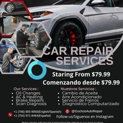 Car Repair Services/Mecanica Automotriz A Domicilio