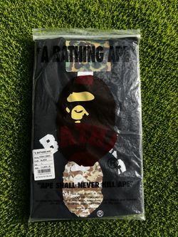 A Bathing Ape BAPE Black T-Shirt Size L