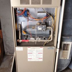 Furnace Unit HVAC And Air Conditioning 