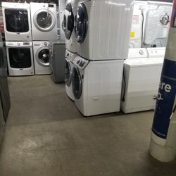 Huge Sale Warehouse Full Certified Refurbish Recondition Gently Used Washer Dryer Refrigerator Stove Oven Stackable Samsung GE Whirlpool LG Kenmore 