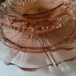 Vintage Pink Glass 