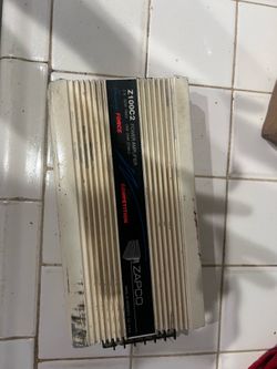 Used zapco amp 2x50 watts  bought it for a project never used it
