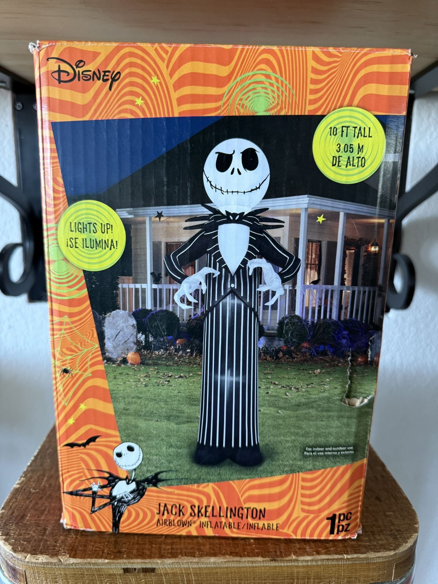 Disney Nightmare Before Christmas Jack Skellington 10 Ft Inflatable Blowup