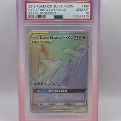 Latias & Latios Gx #190 Psa 10
