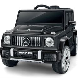 Licensed Mercedes G63 AMG Kids Ride On Car 12V Black w/ Remote