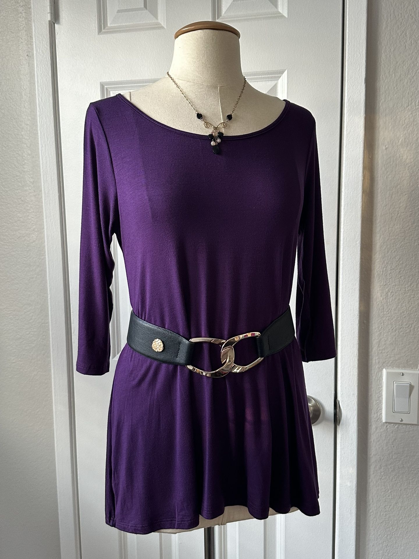 Jersey Knit Tunic Top