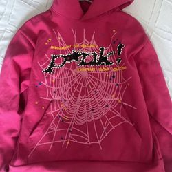 sp5der hoodie (pink)