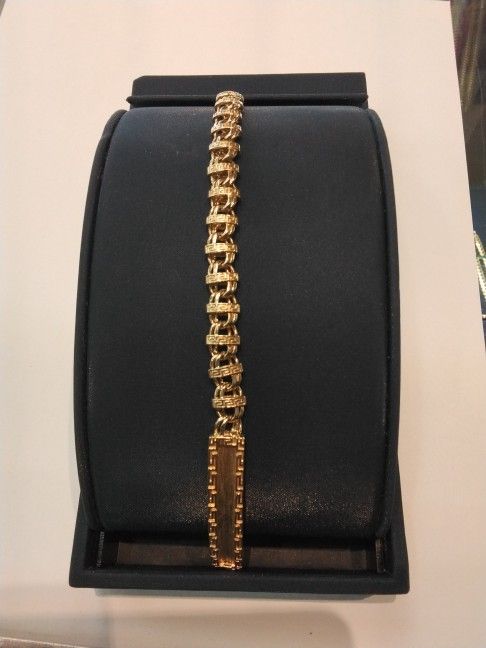 10k Versace Link Bracelet