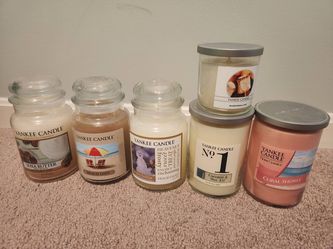 Brand New Yankee candles 6 for  $40