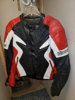 Joe Rocket leather motorcycle jacket