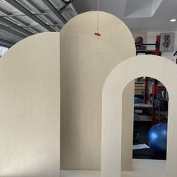 Custom Wood Backdrop Arches! 